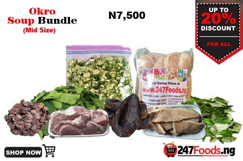 Nigeria Okra soup bundle - 24Hours deliver